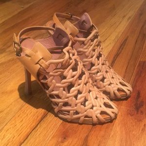Derek Lam Leather Cage Heels